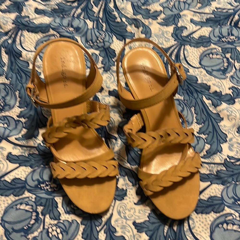 cute beige, high heels. Great for a night out with the girls.